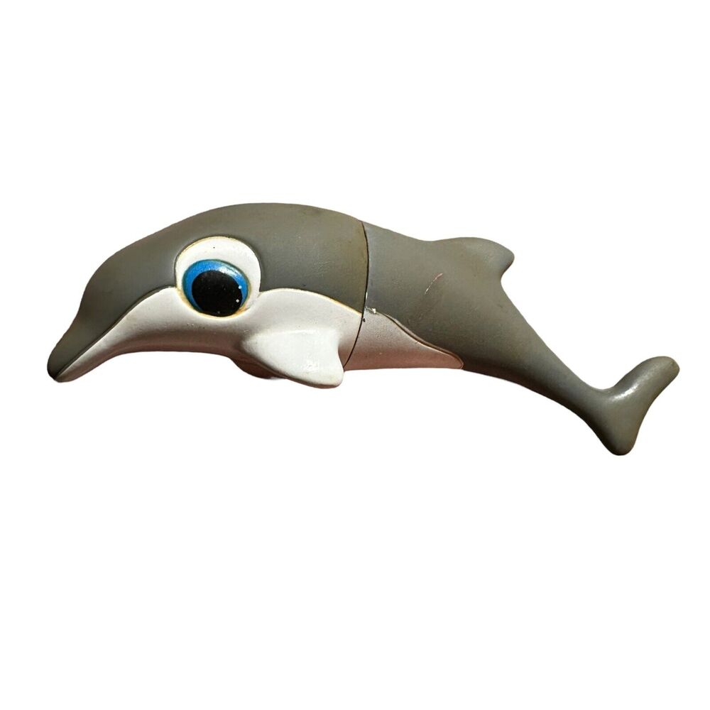 Dolphin Animal Sea World Toy Rare Vintage CitiToy 90s